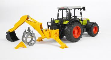 Bruder Spielfahrzeug Landwirtschaft Traktor Zubehör: Heckbagger mit Greifer 02338