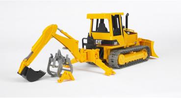 Bruder Spielfahrzeug Landwirtschaft Traktor Zubehör: Heckbagger mit Greifer 02338