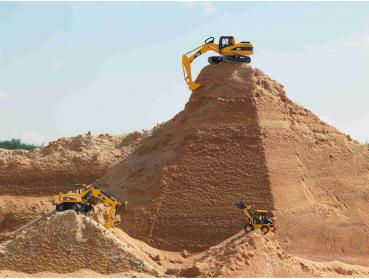 Bruder Spielfahrzeug Baustelle Bagger Cat Mobilbagger 02445