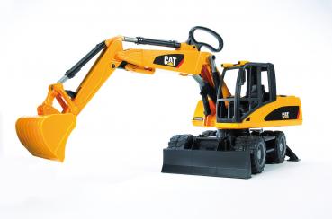 Bruder Spielfahrzeug Baustelle Bagger Cat Mobilbagger 02445
