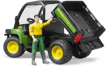 Bruder Spielfahrzeug Landwirtschaft Bauernhof John Deere Gator XUV 855D mit Fahrer 02490