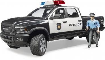 Bruder Spielfahrzeug Polizei RAM 2500 Polizei Pickup mit Polizist und Ausstattung 02505
