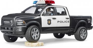 Bruder Spielfahrzeug Polizei RAM 2500 Polizei Pickup mit Polizist und Ausstattung 02505