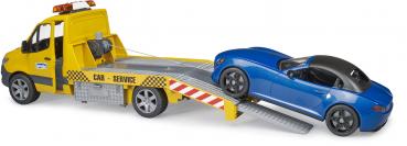 Bruder Spielfahrzeug Service-Fahrzeuge MB Sprinter Autotransporter L+S Modul Roadster 02675