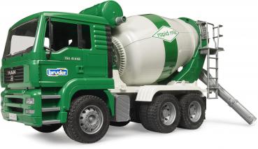 Bruder Spielfahrzeug Baustelle Betonmischer MAN TGA Betonmisch-LKW rapid mix 02739
