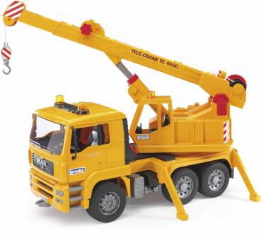 Bruder Spielfahrzeug Baustelle Kran MAN TGA Kran-LKW 02754