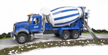 Bruder Spielfahrzeug Baustelle Betonmischer MACK Granite Betonmisch-LKW 02814