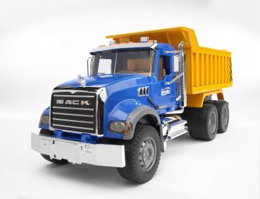Bruder Spielfahrzeug Baustelle Kipper MACK Granite LKW mit Kippmulde 02815