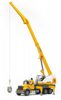 Bruder Spielfahrzeug Baustelle Kran MACK Granite Liebherr Kran-LKW 02818