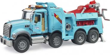 Bruder Spielfahrzeug Service-Fahrzeuge MACK Granite Berge und Abschlepp-LKW mit L+S Modul 02831