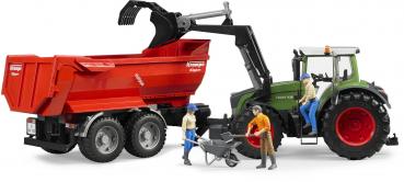 Bruder Spielfahrzeug Landwirtschaft Traktor Fendt 936 Vario mit Frontlader 03041