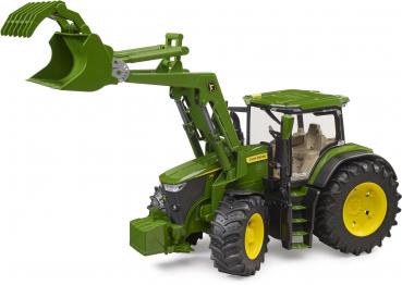 Bruder Spielfahrzeug Landwirtschaft Traktor John Deere 7R 350 mit Frontlader 03151