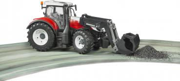Bruder Spielfahrzeug Landwirtschaft Traktor Steyr 6300 Terrus CVT mit Frontlader 03181