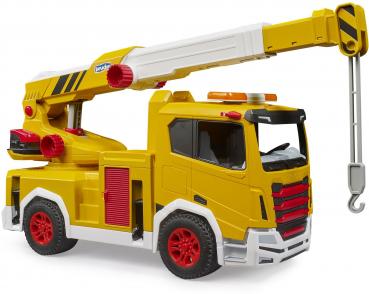 Preview: Bruder Spielfahrzeug Roadmax Baustelle ROADMAX Kran-LKW 03471