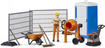 Bruder Zubehör Baustelle bworld Baustellenset 62008