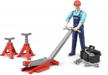Bruder Spielfiguren Set Nutzfahrzeug bworld Werkstatt 62100