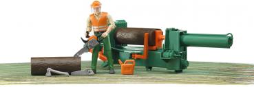 Bruder Spielfiguren Set bworld Forstwirtschaft 62650