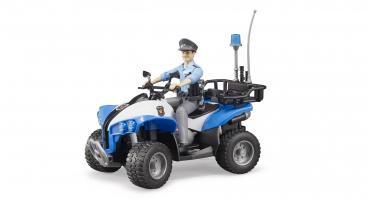 Bruder Spielfiguren Set bworld Einsatzfahrzeuge bworld Polizei-Quad mit Polizist 63010
