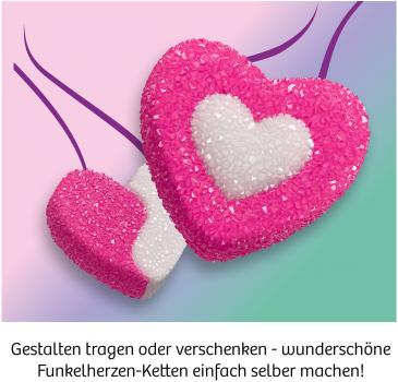 Preview: Kosmos Spielzeug Kreativität Basteln Funkel-Herzen EINZEL 601461