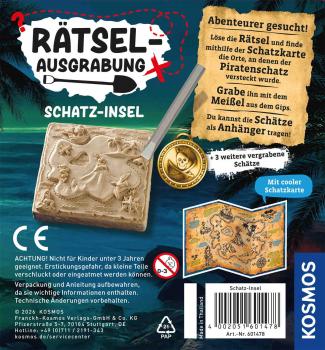 Preview: Kosmos Experimentieren Ausgrabung Rätselausgrabung Schatzinsel EINZEL 601478