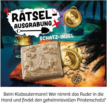 Preview: Kosmos Experimentieren Ausgrabung Rätselausgrabung Schatzinsel EINZEL 601478