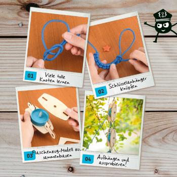 Kosmos Spielzeug Kreativität Basteln Knoten Abenteuer-Box 604325