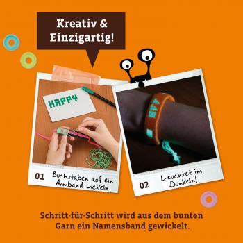 Preview: Kosmos Spielzeug Kreativität Basteln Namensbänder wickeln 604455
