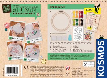 Preview: Kosmos Spielzeug Kreativität Basteln Sticken Kreativ-Set 604691