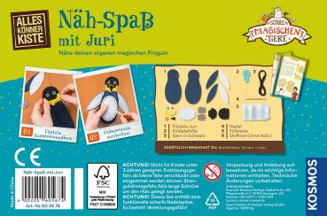 Preview: Kosmos Spielzeug Kreativität Basteln Die Schule der magischen Tiere Nähspaß mit Juri 605674