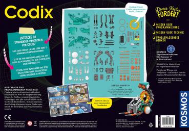 Preview: Kosmos Experimentieren Roboter & Programmieren Codix - Dein mechanischer Coding-Roboter 620646