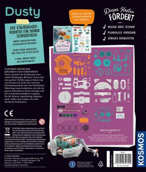 Preview: Kosmos Experimentieren Roboter & Programmieren Dusty - Dein saugstarker Robo-Helfer 621322