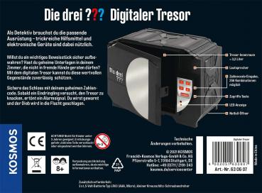 Preview: Kosmos Spielzeug Rollenspiel Detektiv Die drei ??? Digitaler Tresor 630607