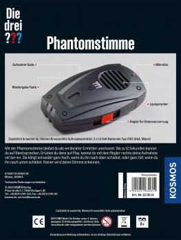 Preview: Kosmos Spielzeug Rollenspiel Detektiv Die drei ??? Phantomstimme 630614