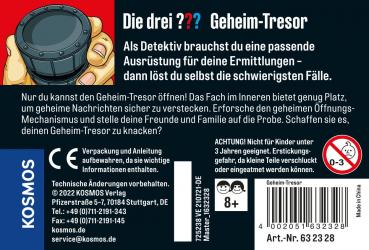 Preview: Kosmos Spielzeug Rollenspiel Detektiv Die drei ??? Geheim-Tresor 632328