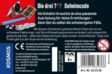 Preview: Kosmos Spielzeug Rollenspiel Detektiv Die drei ??? Geheimcode 632366