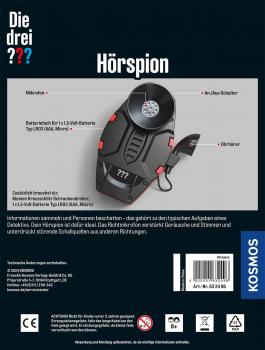 Preview: Kosmos Spielzeug Rollenspiel Detektiv Die drei ??? Hörspion 632496