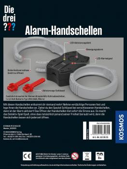 Preview: Kosmos Spielzeug Rollenspiel Detektiv Die drei ??? Alarm-Handschellen 632625