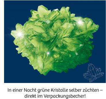 Preview: Kosmos Experimentieren Kristalle & Mineralien Grüne Kristalle selbst züchten 656157