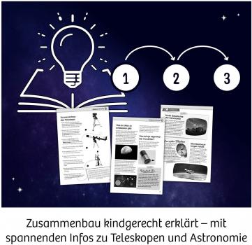 Kosmos Experimentieren Geografie & Universum Entdecker-Teleskop 676889