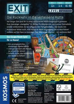 Preview: Kosmos Familienspiel Escape EXIT® Die Rückkehr in die verlassene Hütte Level Fortgeschritten 680503