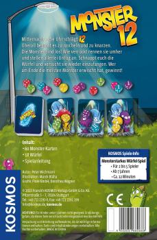 Preview: Kosmos Familienspiel Würfelspiel Monster 12 680688