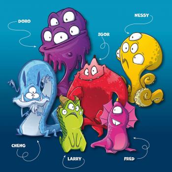 Preview: Kosmos Familienspiel Würfelspiel Monster 12 680688