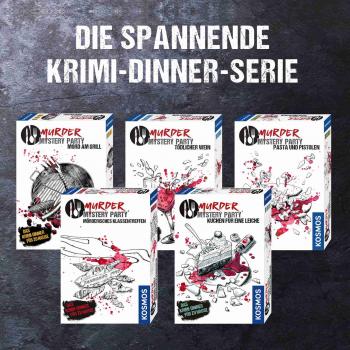 Kosmos Familienspiel Krimispiel Murder Mystery Party Kuchen für eine Leiche 682125