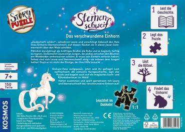 Preview: 150 Teile Kosmos Familienspiel Krimispiel Storypuzzle Sternenschweif verschwundene Einhorn 682279
