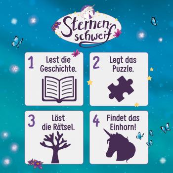 Preview: 150 Teile Kosmos Familienspiel Krimispiel Storypuzzle Sternenschweif verschwundene Einhorn 682279