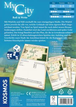 Preview: Kosmos Familienspiel Würfelspiel My City Roll & Write 682385
