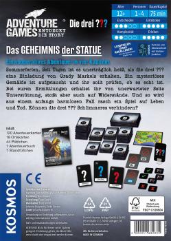 Preview: Kosmos Familienspiel Escape / Exit Adventure Games Die drei ??? Das Geheimnis der Statue 682835
