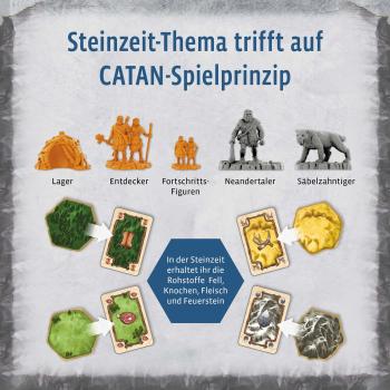 Preview: Kosmos Familienspiel Strategiespiel CATAN Aufbruch der Menschheit 683221