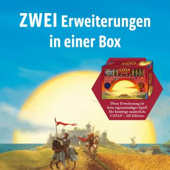 Preview: Kosmos Familienspiel Strategiespiel CATAN 3D Seefahrer + Städte & Ritter 683337