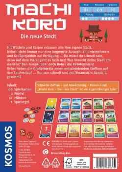 Preview: Kosmos Familienspiel Partyspiel Machi Koro Die neue Stadt 683344